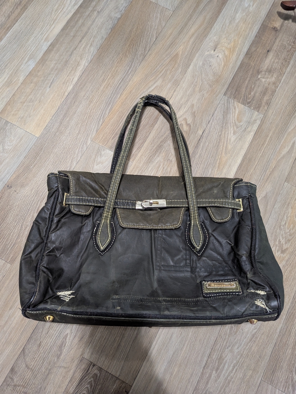 Birkin Style Raincoat Bag